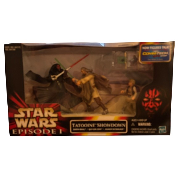 Star Wars Episode I Tatooine Showdown Darth Maul Qui-Gon Jinn Anakin Skywalker - Picture 1 of 16